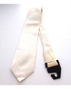 Carlo Visconti Mens Tie Formal Striped CREAM Handcrafted Necktie Italian