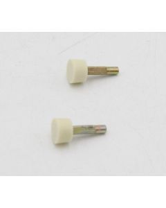 MIU MIU Shoe Heel Lifts Taps Tips Cream Womens Ladies Shoes Spare 1 Pair